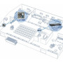 Trendnet TI-UF11SFP convertisseur de support réseau Interne 1000 Mbit/s Noir