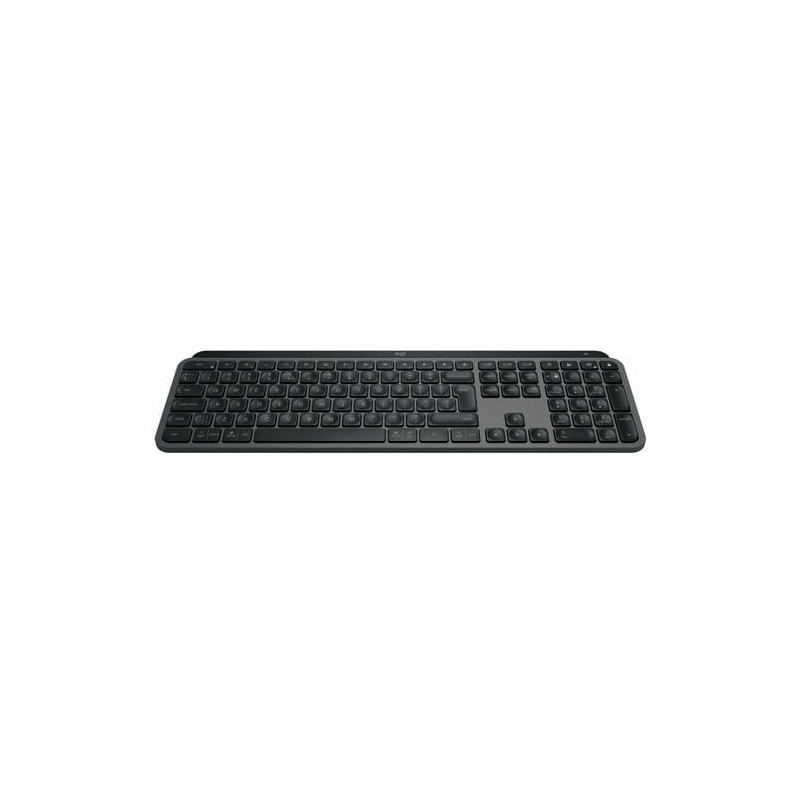 Logitech MX Keys S Keyboard - Wireless Connectivity - USB Interface - German - QWERTZ Layout - Light Gray - Membrane/Scissor Key