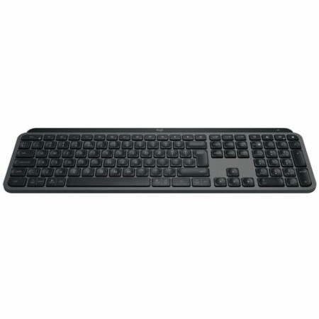 Logitech MX Keys S Keyboard - Wireless Connectivity - USB Interface - German - QWERTZ Layout - Light Gray - Membrane/Scissor Key