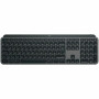 Logitech MX Keys S Keyboard - Wireless Connectivity - USB Interface - German - QWERTZ Layout - Light Gray - Membrane/Scissor Key