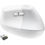 Logitech Lift Vertical Ergonomic Mouse for Business - Bluetooth - USB - 6 Button(s) - Off-White - Wireless - 4000 dpi - Wheels w