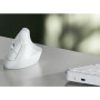 Logitech Lift Vertical Ergonomic Mouse for Business - Bluetooth - USB - 6 Button(s) - Off-White - Wireless - 4000 dpi - Wheels w