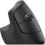 Souris Logitech Lift - Bluetooth - USB - 6 Bouton(s) - Gris basalte - Sans fil - 4000 dpi - Roulettes avec frein - Petit moyen T