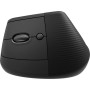 Logitech Lift Mouse - Bluetooth - USB - 6 Button(s) - Basalt Gray - Wireless - 4000 dpi - Wheels with Brake - Small Medium Hand/
