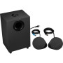 Logitech LIGHTSYNC G560 2.1 Bluetooth Speaker System - 120 W RMS - Black - Frequency 40 Hz to 18 kHz - DTS:X - USB