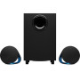 Logitech LIGHTSYNC G560 2.1 Bluetooth Speaker System - 120 W RMS - Black - Frequency 40 Hz to 18 kHz - DTS:X - USB