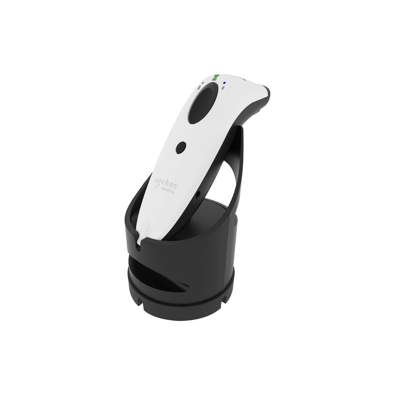 Socket Mobile SocketScan S740 Handheld Barcode Scanner - Wireless Connectivity - White, Black - 495.30 mm Scan Distance - 1D, 2D