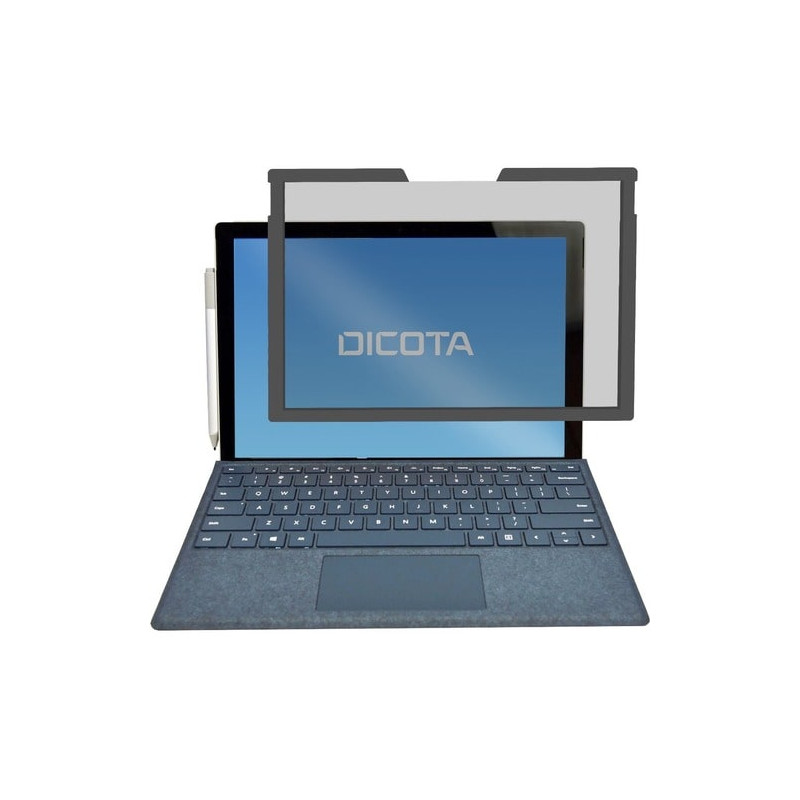 Dicota Privacy filter 2-Way for Surface Pro 4/ Surface Pro (2015-2018) / Pro 6, magnetic - For LCD Notebook - Fingerprint Resist