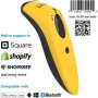 Handheld Scanner de code à barre Socket Mobile SocketScan S740 - Jaune - Sans fil Connectivité - 1D, 2D - Imager - Bluetooth