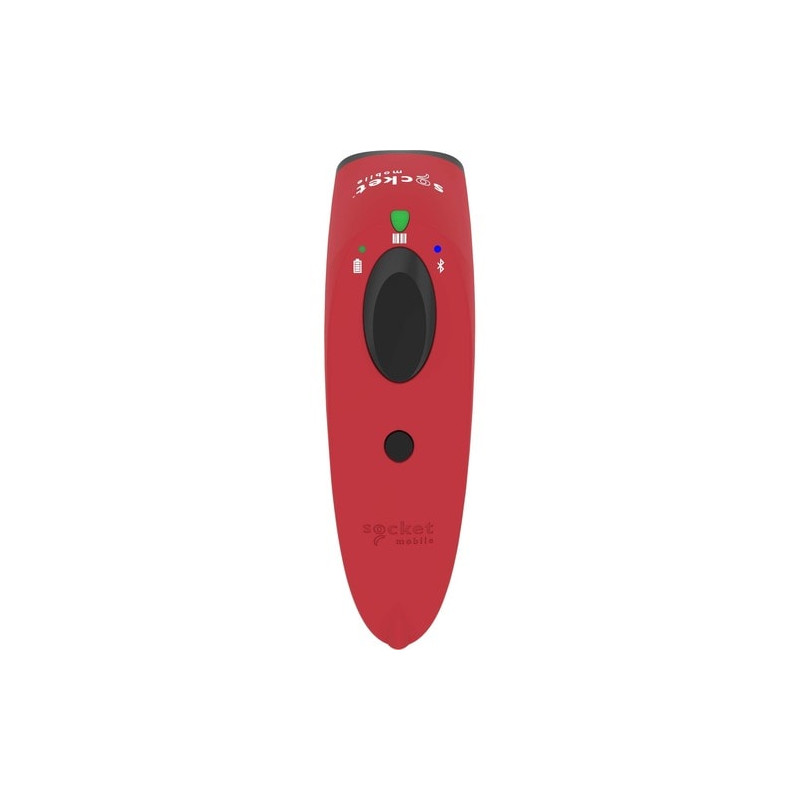 Socket Mobile SocketScan S740 Handheld Barcode Scanner - Wireless Connectivity - Red - 1D, 2D - Imager - Bluetooth