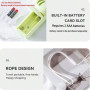 Mini Handheld Fan, Battery Operated, Portable for Summer and Outdoor Use (Batteries Not Included) - Grey