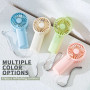 Mini Handheld Fan, Battery Operated, Portable for Summer and Outdoor Use (Batteries Not Included) - Green
