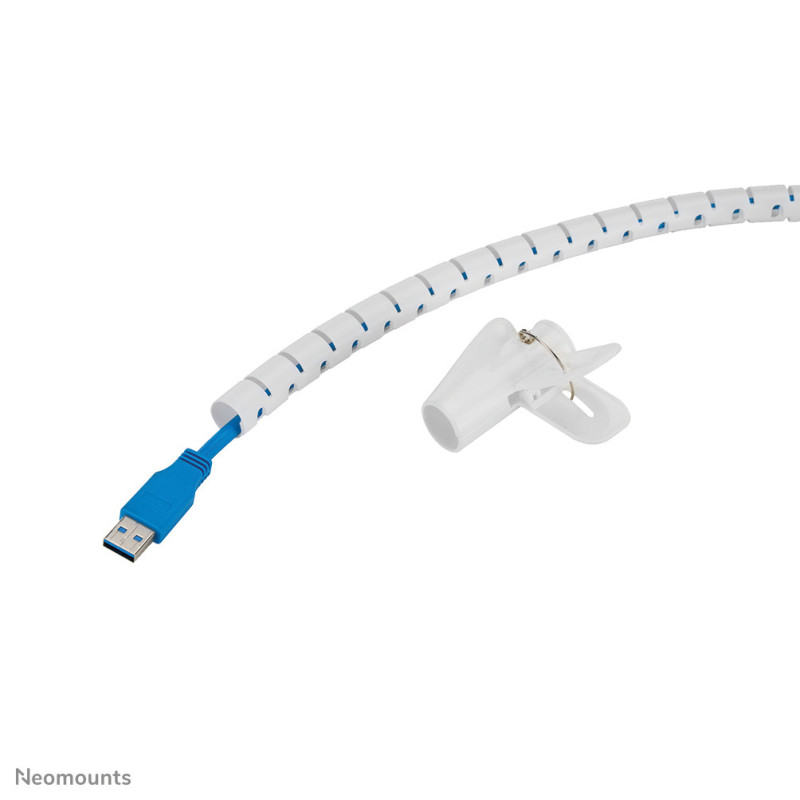 Neomounts ADS06-140WH cable organizer Desk Cable sleeve White 1 pc(s)