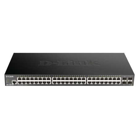 D-Link DGS-1250-52X Managed L3 Gigabit Ethernet (10/100/1000) Black
