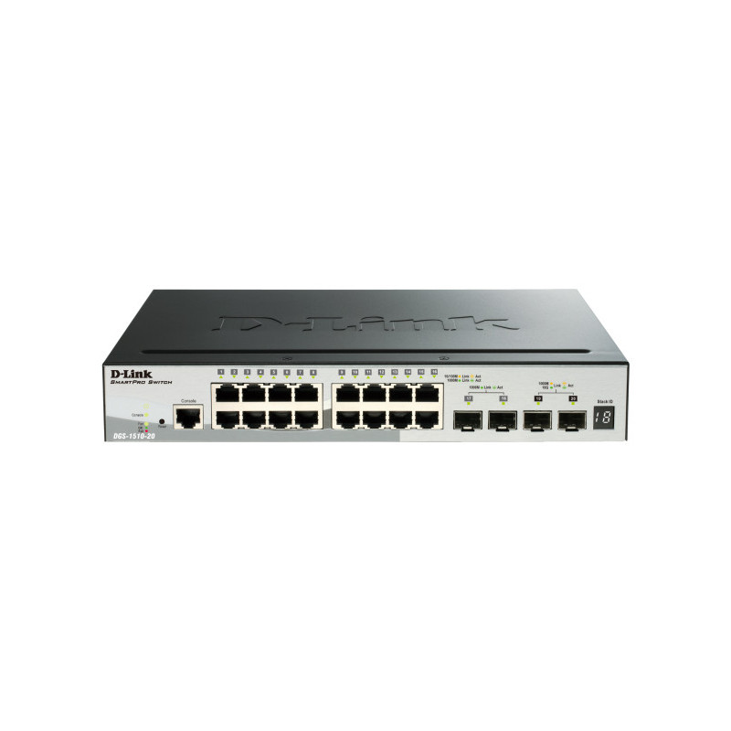 D-Link DGS-1510-52XMP Managed L3 Gigabit Ethernet (10/100/1000) Power over Ethernet (PoE) Black