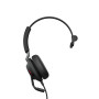 Jabra Evolve2 40 SE Casque Avec fil Arceau Appels/Musique USB Type-C / USB Type-A Noir