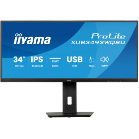iiyama ProLite XUB3493WQSU-B6 écran plat de PC 86,4 cm (34") 1440 x 3440 pixels UltraWide Quad HD LED Noir