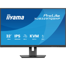 iiyama ProLite XUB3297QSNP-B1 écran plat de PC 81,3 cm (32") 2560 x 1440 pixels 4K Ultra HD LED Noir