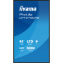 iiyama LH4375UHS-B2AG Écran d'affichage dynamique Écran plat de signalisation numérique 108 cm (42.5") LCD Wifi 500 cd/m² 4K
