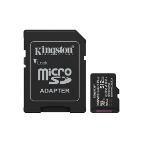 Kingston Technology 512GB microSDXC Canvas Select Plus Gen3 150MB/s A1 (Adaptateur SD inclus)