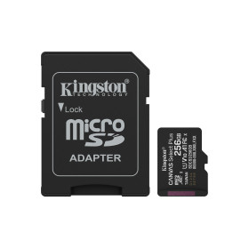 Kingston Technology 256GB microSDXC Canvas Select Plus Gen3 150MB/s A1 (Adaptateur SD inclus)
