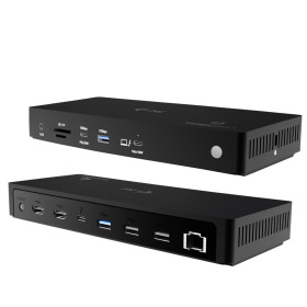 i-tec TB4TRIPLEDOCKPD laptop dock/port replicator Wired Thunderbolt 4 Black