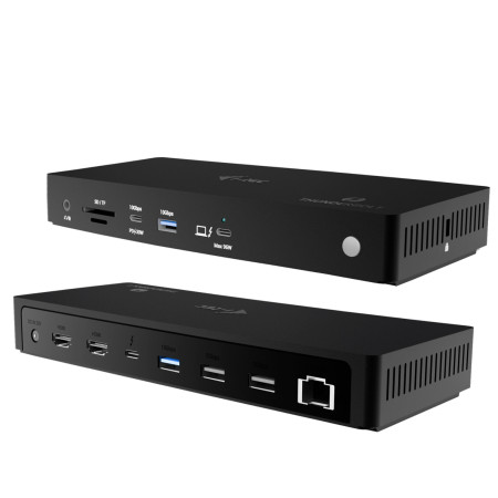 i-tec TB4TRIPLEDOCKPD laptop dock/port replicator Wired Thunderbolt 4 Black
