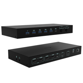 i-tec C31KVMDOCKPDPRO laptop dock/port replicator Wired USB 3.2 Gen 1 (3.1 Gen 1) Type-C Black