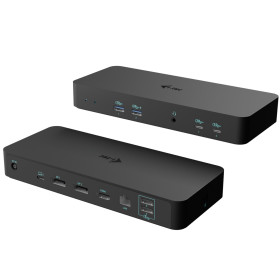 i-tec C31INTGTRI4KDOCPDCH laptop dock/port replicator Wired USB 3.2 Gen 1 (3.1 Gen 1) Type-C Black