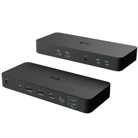 i-tec C31INTGTRI4KDOCPDCH laptop dock/port replicator Wired USB 3.2 Gen 1 (3.1 Gen 1) Type-C Black