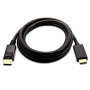 DP TO HDMI CABLE 2M 6FT BLACK