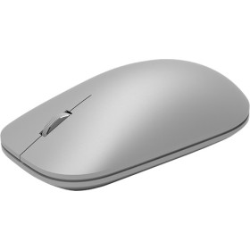 Souris Technologie Blue Track Microsoft - Bluetooth - Gris - Sans fil - 1000 dpi - Roulettes avec frein - Symétrique