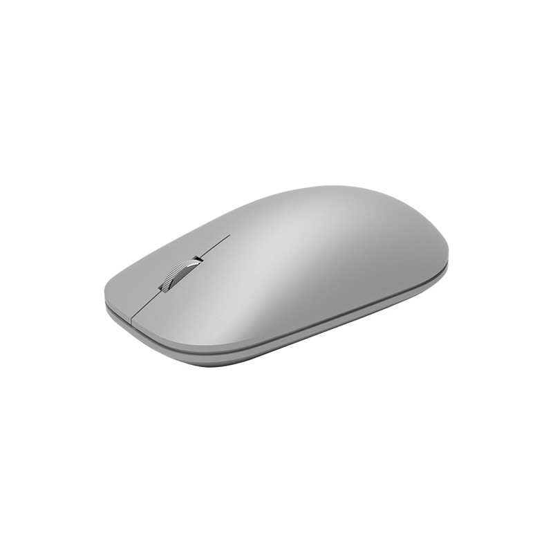 Souris Technologie Blue Track Microsoft - Bluetooth - Gris - Sans fil - 1000 dpi - Roulettes avec frein - Symétrique
