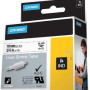 Dymo 18057 Wire & Cable Label - 19 mm Width - Direct Thermal - White, Black - Vinyl - 1 Each