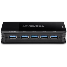 Switch/Commutateur USB TRENDnet TK-U404 Nouveau - Externe - 4 Total de ports USB - 4 Port(s) USB 3.1 - PC, Mac