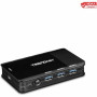 TRENDnet TK-U404 USB Switch - External - 4 Total USB Ports - 4 USB 3.1 Port(s) - PC, Mac