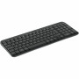Logitech K250 Keyboard - Wireless Connectivity - French - AZERTY Layout - Graphite - Bluetooth - 10 m