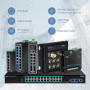 Commutateur Ethernet TRENDnet TI-G102I 10 Ports Gérable - Gigabit Ethernet - 1000Base-T, 100/1000Base-FX