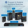 TRENDnet TI-G102I 10-Port Managed Ethernet Switch - Gigabit Ethernet - 1000Base-T, 100/1000Base-FX