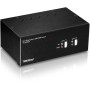 TRENDnet TK-240DP KVM Switch Box - TAA Compliant - 2 Computers - 1 Local User - 3840 x 2160 - 2 - 6 x USB - 6 x DisplayPort - De