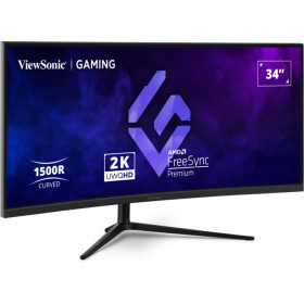 Viewsonic VX3418C-2K computer monitor 34" 3440 x 1440 pixels UltraWide Quad HD Black
