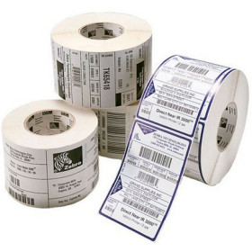 Zebra Z-Ultimate ID Label - - DiameterPermanent Adhesive - White - Polyester - Adhesive