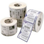 Zebra Z-Ultimate ID Label - - DiameterPermanent Adhesive - White - Polyester - Adhesive