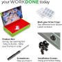 WORKDONE Pack 3u. - Plateau Caddy HDD 3.5" - Compatibles avec serveurs Dell PowerEdge (Lot de 3)