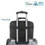 Sacoche de transport MOBILIS TheOne - Briefcase Style pour 35,6 cm (14") à 40,6 cm (16") Ordinateur Portable - Bleu