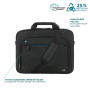 Sacoche de transport MOBILIS TheOne - Briefcase Style pour 35,6 cm (14") à 40,6 cm (16") Ordinateur Portable - Bleu