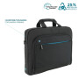 Sacoche de transport MOBILIS TheOne - Briefcase Style pour 35,6 cm (14") à 40,6 cm (16") Ordinateur Portable - Bleu