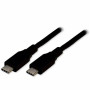 Câble pour transfert de données MCL - 1 m USB-C - 2e bout: 1 x USB 2.0 Type C - Male - 480 Mbit/s - Noir