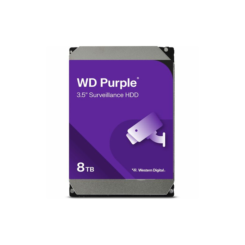 WD Purple WD85PURZ 8 TB Hard Drive - 3.5" Internal - SATA (SATA/600)