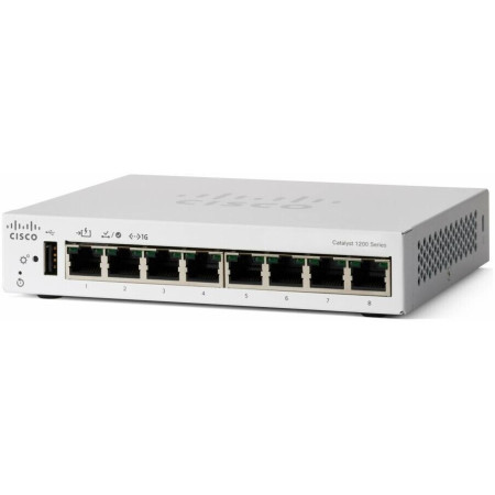 Cisco Catalyst 1200 C1200-8T-D 8 Ports Manageable Ethernet Switch